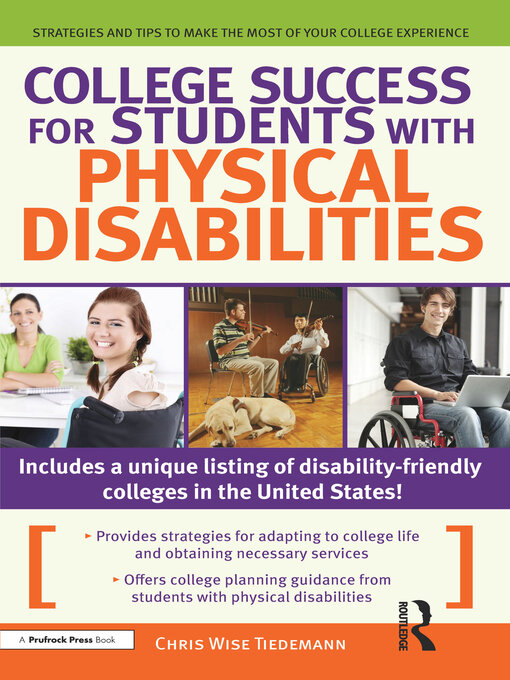 Cover image for College Success for Students With Physical Disabilities